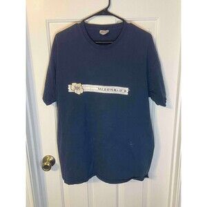 Adult Vintage McDonald’s Navy Blue Flower T-Shirt Rare Shirt Collectible L